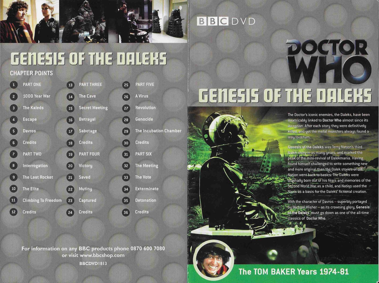 Inserts from BBCDVD 1813
